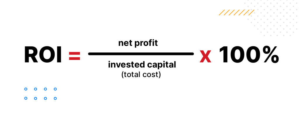 The ROI formula and how to use it.